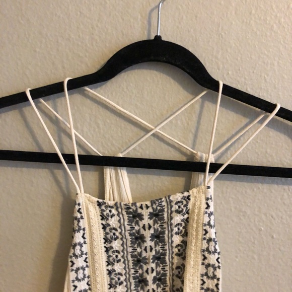 Flowy Embroidered Racerback Tank - Picture 3 of 5